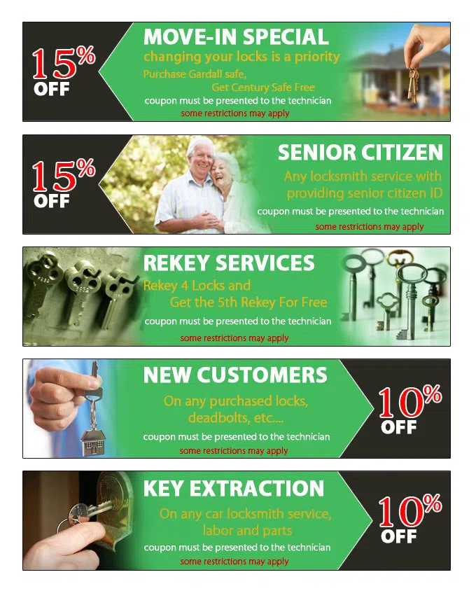 Lock Safe Services Ontario, CA 909-547-9843 - coupon23-set-five